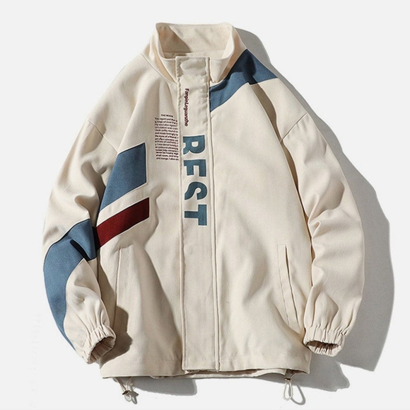 Aelfric Eden Other - 🆕️ Aelfric Eden Vintage Letter Print Patchwork Jacket